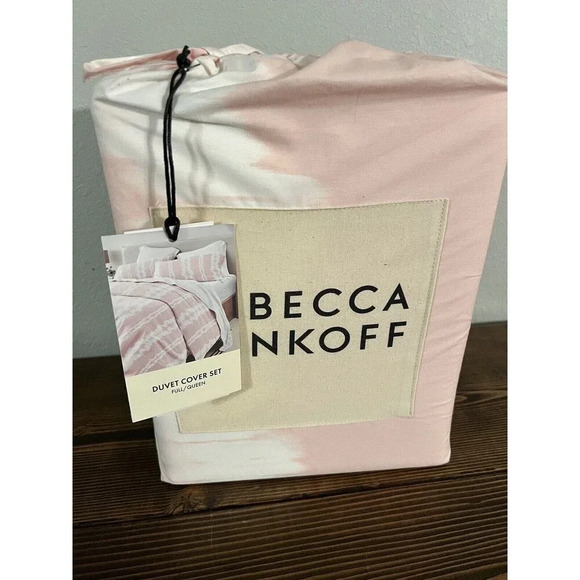 Rebecca Minkoff Blush Tie Dye Full/Queen 100% Cotton New With Tag - Picture 1 of 9